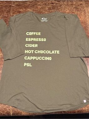 Figs Olive Green Long-Sleeve Graphic Tee